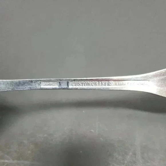Flatware Stainless Steel Korea Letter "H" Engraved On Handle - Picture 12 of 13